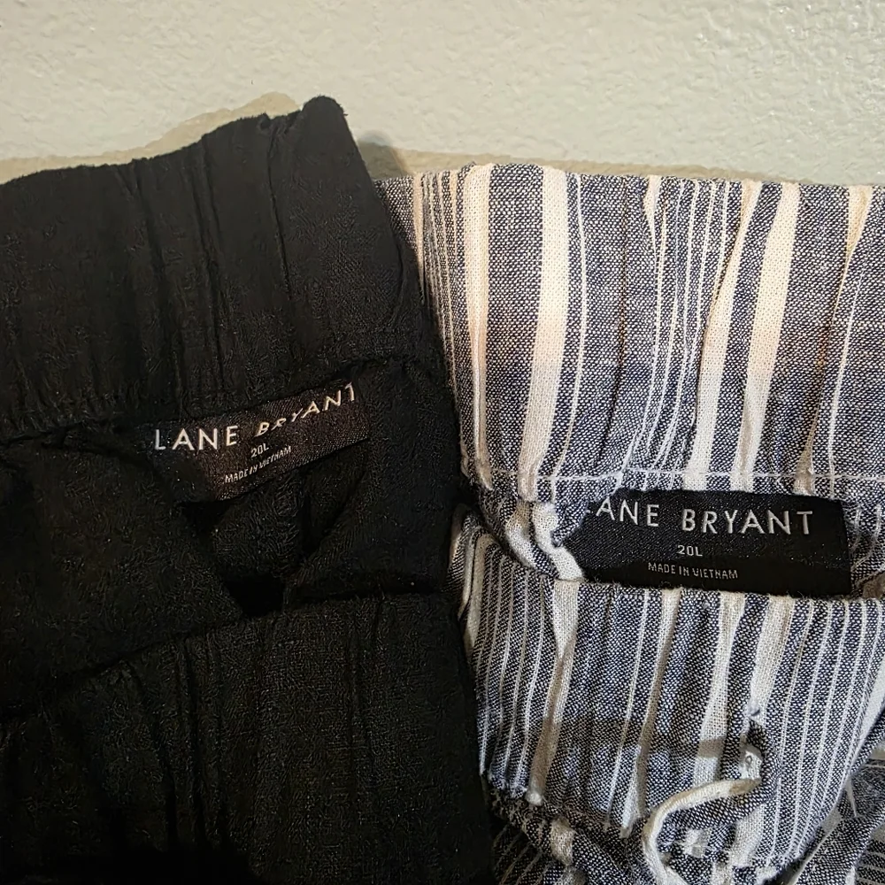 Lane Bryant Lot of 2 Outfits - Linen - Tops 18/20, Pants 20L - Picture 11 of 13